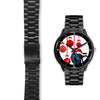 Customized Dog Print Christmas Special Black Wrist Watch-Free Shipping