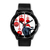 Customized Dog Print Christmas Special Black Wrist Watch-Free Shipping