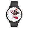 Bernese Mountain Dog California Christmas Special Wrist Watch-Free Shipping
