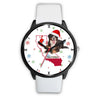 Bernese Mountain Dog California Christmas Special Wrist Watch-Free Shipping