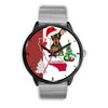 Miniature Pinscher Dog California Christmas Special Wrist Watch-Free Shipping