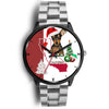 Miniature Pinscher Dog California Christmas Special Wrist Watch-Free Shipping