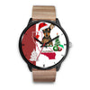 Miniature Pinscher Dog California Christmas Special Wrist Watch-Free Shipping