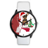 Miniature Pinscher Dog California Christmas Special Wrist Watch-Free Shipping