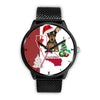 Miniature Pinscher Dog California Christmas Special Wrist Watch-Free Shipping