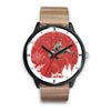 Irish Wolfhound Dog California Christmas Special Wrist Watch-Free Shipping