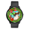 Cute Brittany Dog New York Christmas Special Wrist Watch-Free Shipping