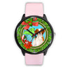 Cute Brittany Dog New York Christmas Special Wrist Watch-Free Shipping