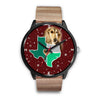Afghan Hound Dog Texas Christmas Special Wrist Watch