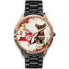 Cute Chihuahua Dog New York Christmas Special Wrist Watch-Free Shipping