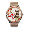 Cute Chihuahua Dog New York Christmas Special Wrist Watch-Free Shipping