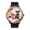 Cute Chihuahua Dog New York Christmas Special Wrist Watch-Free Shipping
