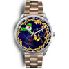 Amazing Vizsla Dog Golden Art New York Christmas Special Wrist Watch-Free Shipping