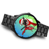 Pug Dog On Christmas Florida Wrist Watch-Free Shipping
