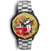Alaskan Malamute Dog New York Christmas Special Wrist Watch-Free Shipping