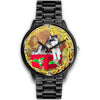 Alaskan Malamute Dog New York Christmas Special Wrist Watch-Free Shipping