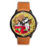 Alaskan Malamute Dog New York Christmas Special Wrist Watch-Free Shipping