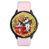 Alaskan Malamute Dog New York Christmas Special Wrist Watch-Free Shipping