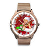 Bordeaux Mastiff Dog New York Christmas Special Wrist Watch-Free Shipping