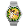 Cute Papillon Dog New York Christmas Special Wrist Watch-Free Shipping