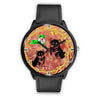 Shiba Inu Dog Art New York Christmas Special Wrist Watch-Free Shipping