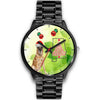 Belgian Malinois Dog On Christmas Alabama Wrist Watch-Free Shipping