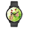 Belgian Malinois Dog On Christmas Alabama Wrist Watch-Free Shipping
