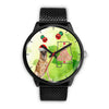 Belgian Malinois Dog On Christmas Alabama Wrist Watch-Free Shipping