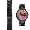 Belgian Malinois Dog On Christmas Arizona Wrist Watch-Free Shipping