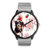 Bernese Mountain Dog On Christmas Alabama Wrist Watch-Free Shipping