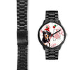 Bernese Mountain Dog On Christmas Alabama Wrist Watch-Free Shipping