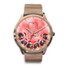 Bernese Mountain Dog On Christmas Alabama Golden Wrist Watch-Free Shipping