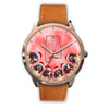 Bernese Mountain Dog On Christmas Alabama Golden Wrist Watch-Free Shipping