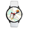 Bichon Frise On Christmas Arizona Wrist Watch-Free Shipping