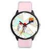 Bichon Frise On Christmas Arizona Wrist Watch-Free Shipping