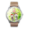 Cute Bichon Frise On Christmas Alabama Wrist Watch-Free Shipping