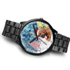 Bloodhound Dog On Christmas Alabama Wrist Watch-Free Shipping