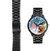Bloodhound Dog On Christmas Alabama Wrist Watch-Free Shipping