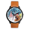 Bloodhound Dog On Christmas Alabama Wrist Watch-Free Shipping