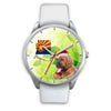 Bloodhound Dog On Christmas Arizona Wrist Watch-Free Shipping