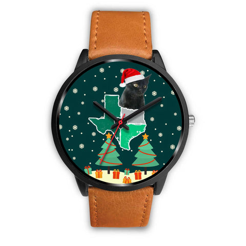 Bombay Cat Texas Christmas Special Wrist Watch-Free Shipping