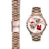 Cute Labrador Retriever Arizona Christmas Golden Wrist Watch