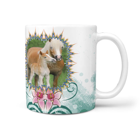 Haflinger Horse Print 360 White Mug
