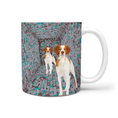 Brittany Dog 3D Print 360 Mug