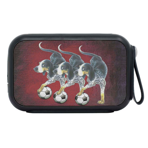 Bluetick Coonhound Print Bluetooth Speaker