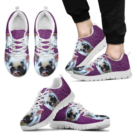 Violet Pig Running Shoes For Men-Free Shipping Limited Edition-Paww-Printz-Merchandise