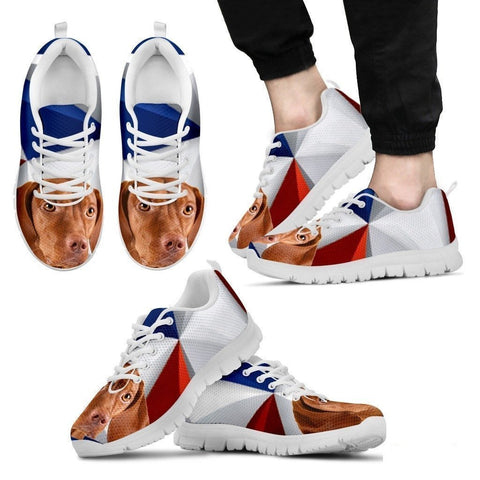 Vizsla Dog Running Shoes For Men-Free Shipping-Paww-Printz-Merchandise