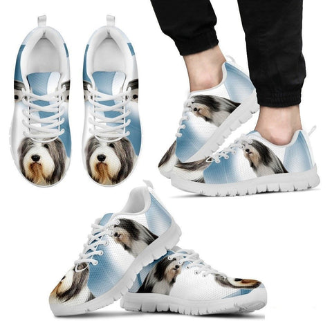 Bearded Collie Dog Running Shoes For Men-Free Shipping-Paww-Printz-Merchandise