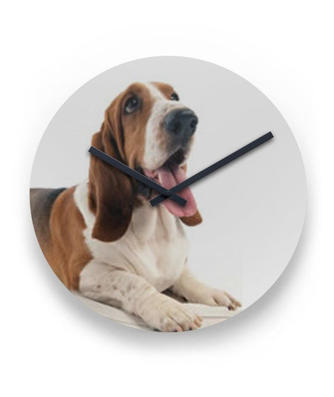 Basset Hound Print Clock - Free Shipping!-Paww-Printz-Merchandise