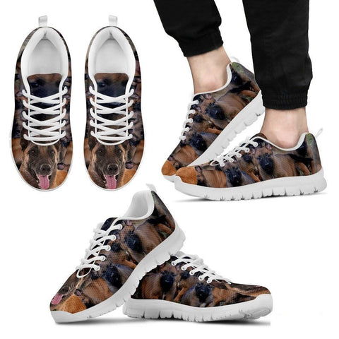 Belgian Malinois Dog Running Shoes For Men-Free Shipping-Paww-Printz-Merchandise